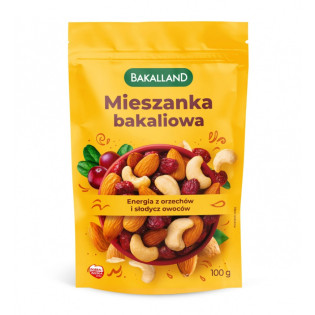 Mieszanka bakaliowa, Bakalland, 100g