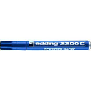 Marker permanentny e-2200 C EDDING, 1-5 mm, niebieski