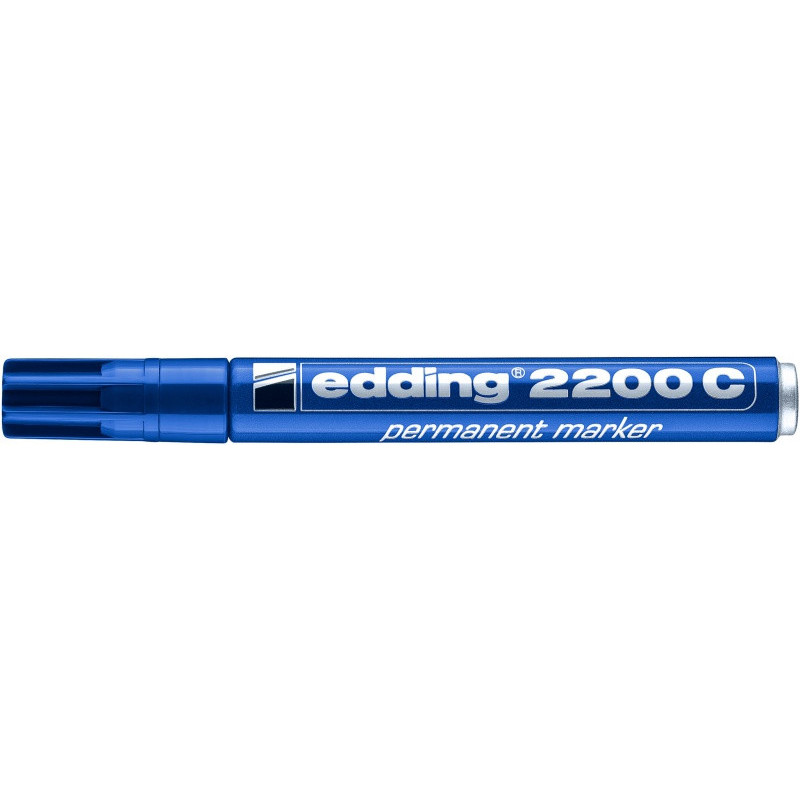 Marker permanentny e-2200 C EDDING, 1-5 mm, niebieski
