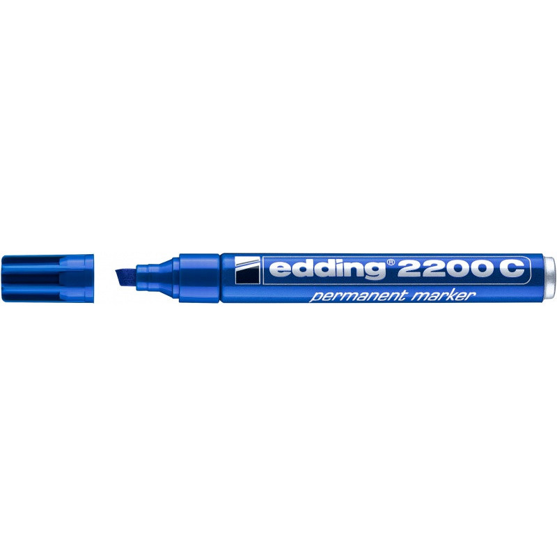 Marker permanentny e-2200 C EDDING, 1-5 mm, niebieski