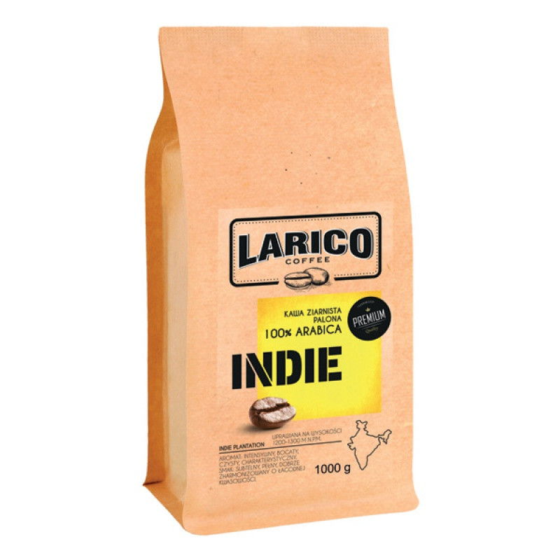 Kawa LARICO Indie Plantation, ziarnista, 1000g