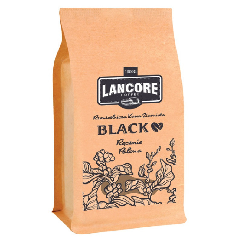Kawa LANCORE COFFEE Black Blend, ziarnista, 1000g