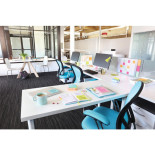 Karteczki samoprzylepne Post-it® Super Sticky XL, CARNIVAL, w linię, 101x101mm, 6x90 kart.