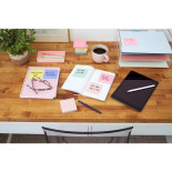 Ekologiczne karteczki samoprzylepne Post-it®, NATURE, pastelowe, 38x51mm, 6x100 kart.