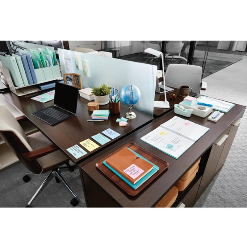 Ekologiczne karteczki samoprzylepne Post-it®, NATURE, pastelowe, 38x51mm, 6x100 kart.