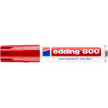 Marker permanentny e-800 EDDING, 4-12 mm, czerwony