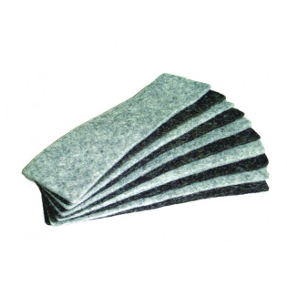Wymienny filc do gąbki magnetycznej BI-OFFICE, 140x40mm, 10 szt.