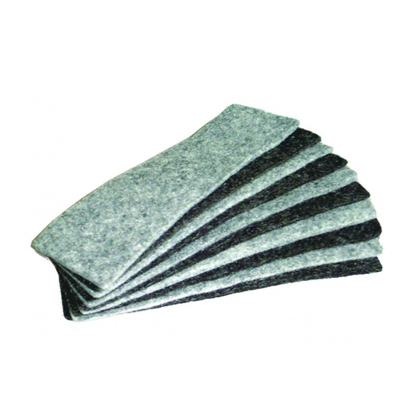 Wymienny filc do gąbki magnetycznej BI-OFFICE, 140x40mm, 10 szt.