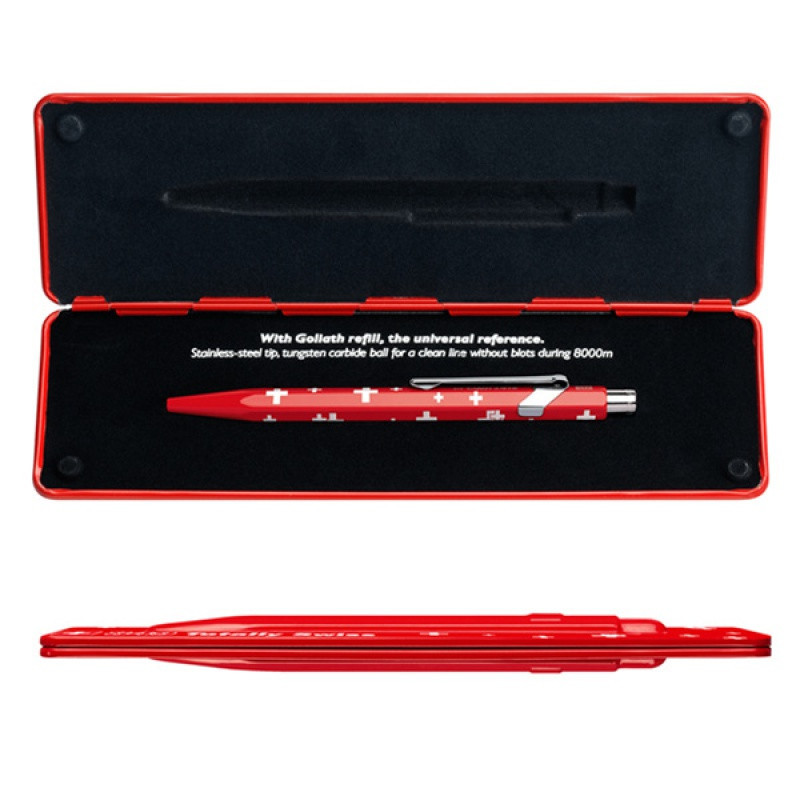 Długopis 849 Essentially Swiss Flag CARAN D'ACHE, w pudełku