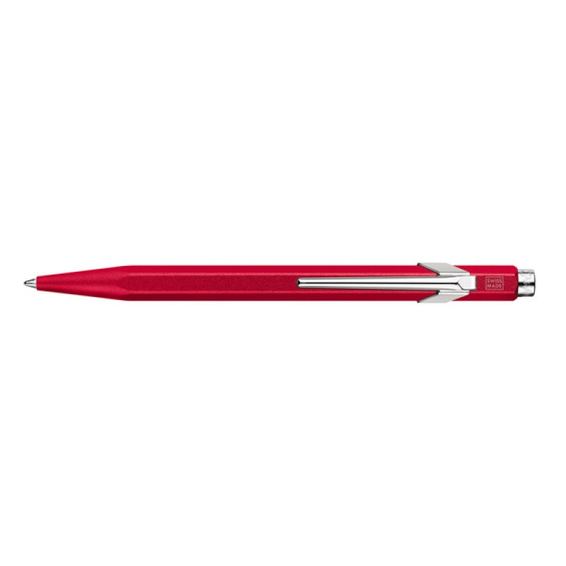 Długopis CARAN D'ACHE 849 Colormat-X, M, czerwony