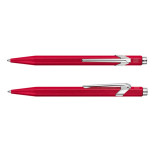 Długopis CARAN D'ACHE 849 Colormat-X, M, czerwony