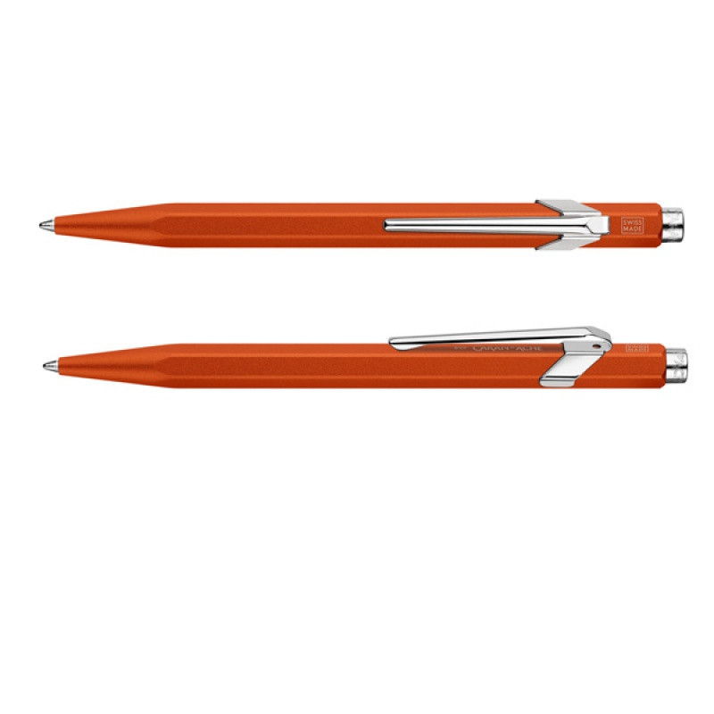 Długopis CARAN D'ACHE 849 Colormat-X, M, pomarańczowy
