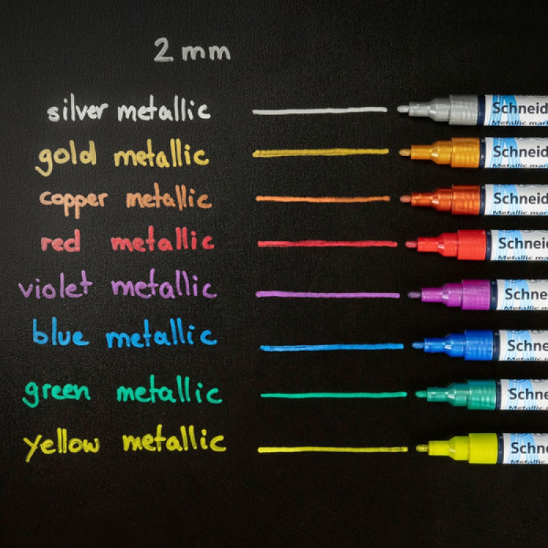 Marker metaliczny SCHNEIDER Paint-It 011, 2 mm, miedziany metalik
