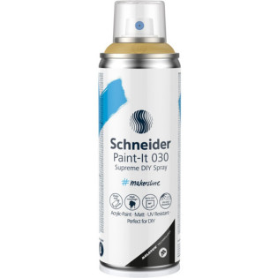 Lakier w sprayu DIY SCHNEIDER Paint-It 030, 200ml, złoty metalik