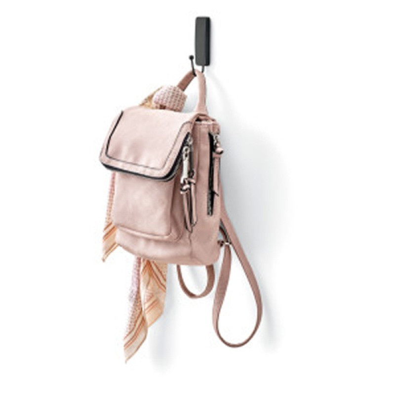 Średni haczyk COMMAND, 1 haczyk + 2 małe paski, czarny