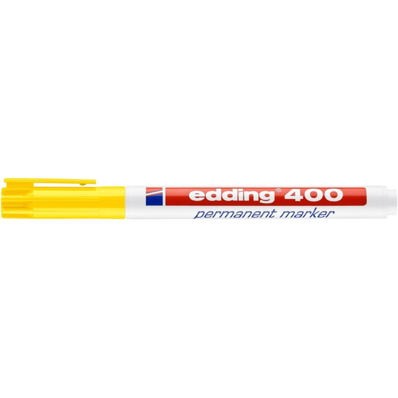 Marker permanentny e-400 EDDING, 1mm, żółty