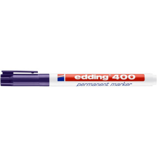 Marker permanentny e-400 EDDING, 1mm, fioletowy
