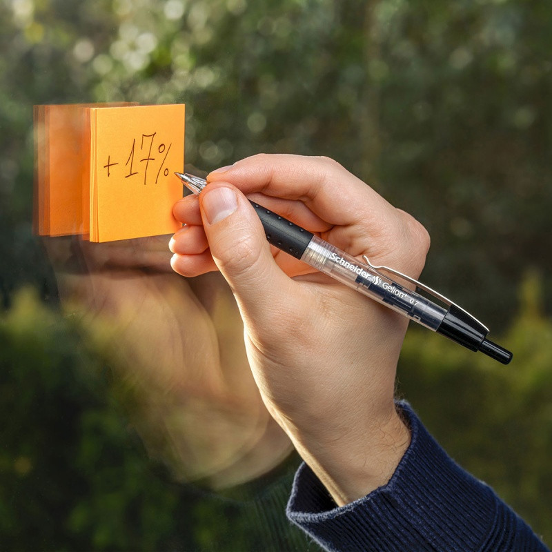 Długopis automatyczny żelowy SCHNEIDER Gelion 1, 0,4mm, czarny
