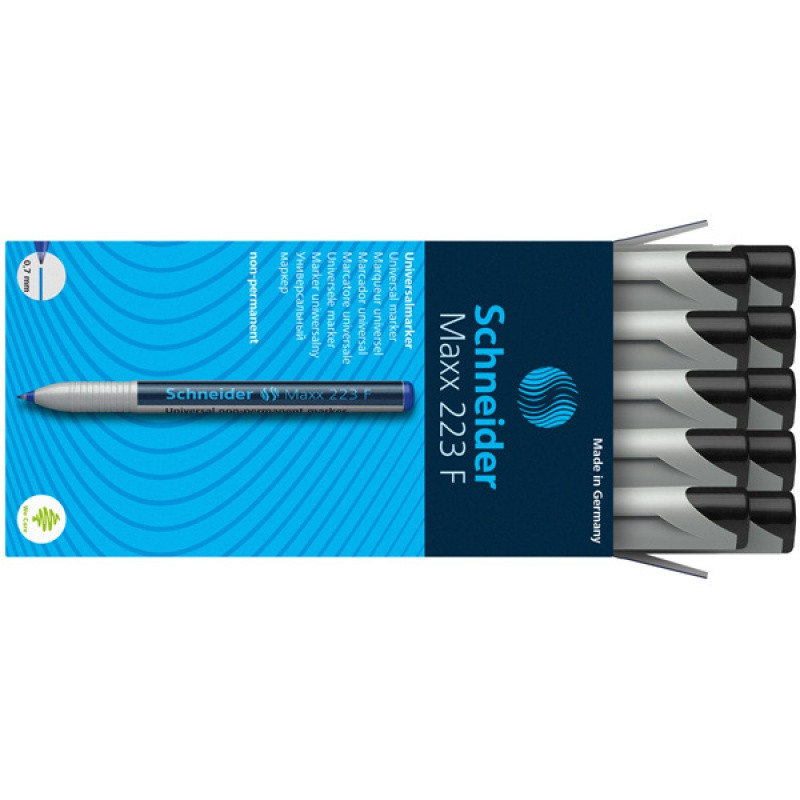Marker uniwersalny SCHNEIDER Maxx 223 F, 0,7mm, czarny