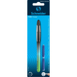 Pióro wieczne SCHNEIDER Voyage M + 2 naboje, blister, mix kolorów