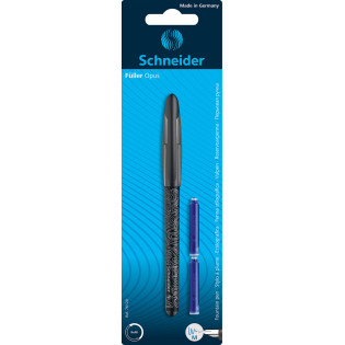 Pióro wieczne SCHNEIDER Opus M + 2 naboje, blister, mix kolorów