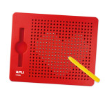 Tablica magnetyczna APLI Kids, L, z rysikiem, 10 kart z 20 rysunkami