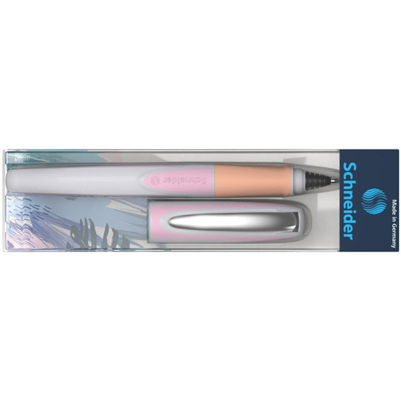 Pióro kulkowe SCHNEIDER Ray, różowo-białe