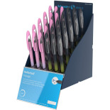 SIS Display piór kulkowych SCHNEIDER Voyage, 30 szt., mix kolorów