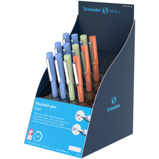 Display piór wiecznych SCHNEIDER Base, 12 szt., mix kolorów