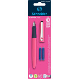 Pióro wieczne SCHNEIDER Wavy, 2 naboje, mix kolorów, blister