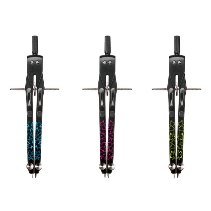 Cyrkiel KEYROAD Fast Track Fashion Printing, metalowy, zawieszka, mix kolorów