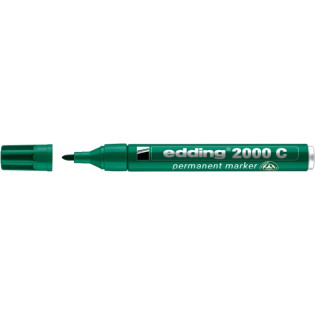 Marker permanentny e-2000c EDDING, 1,5-3mm, zielony