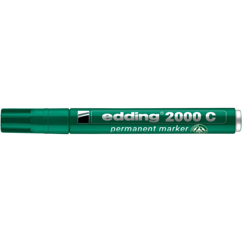 Marker permanentny e-2000c EDDING, 1,5-3mm, zielony