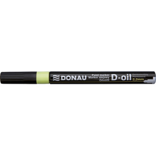 Marker olejowy DONAU, 2,2mm, zawieszka, żółty