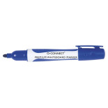 Marker do tablic Q-CONNECT Premium, okrągły, 2-3mm (linia), zawieszka, niebieski