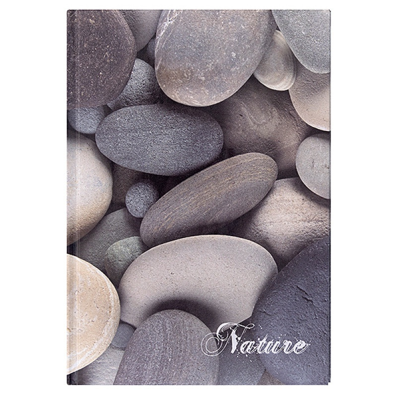 Brulion OFFICE PRODUCTS, Nature, A4, w kratkę, 96 kart., mix