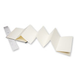 Album MOLESKINE Japoński L (13x21cm), harmonijkowy ciąg kartek, twarda oprawa, 48 str., czarny