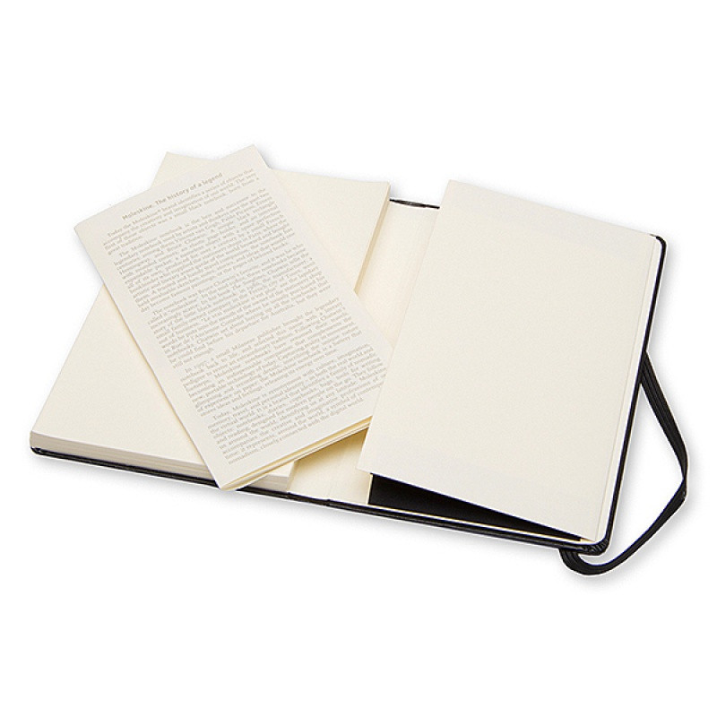 Album MOLESKINE Japoński P (9x14cm), harmonijkowy ciąg kartek, twarda oprawa, 60 str., czarny