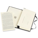 Etui na wizytówki MOLESKINE PRO (6,5x10,5cm), 2 kieszonki, czarne