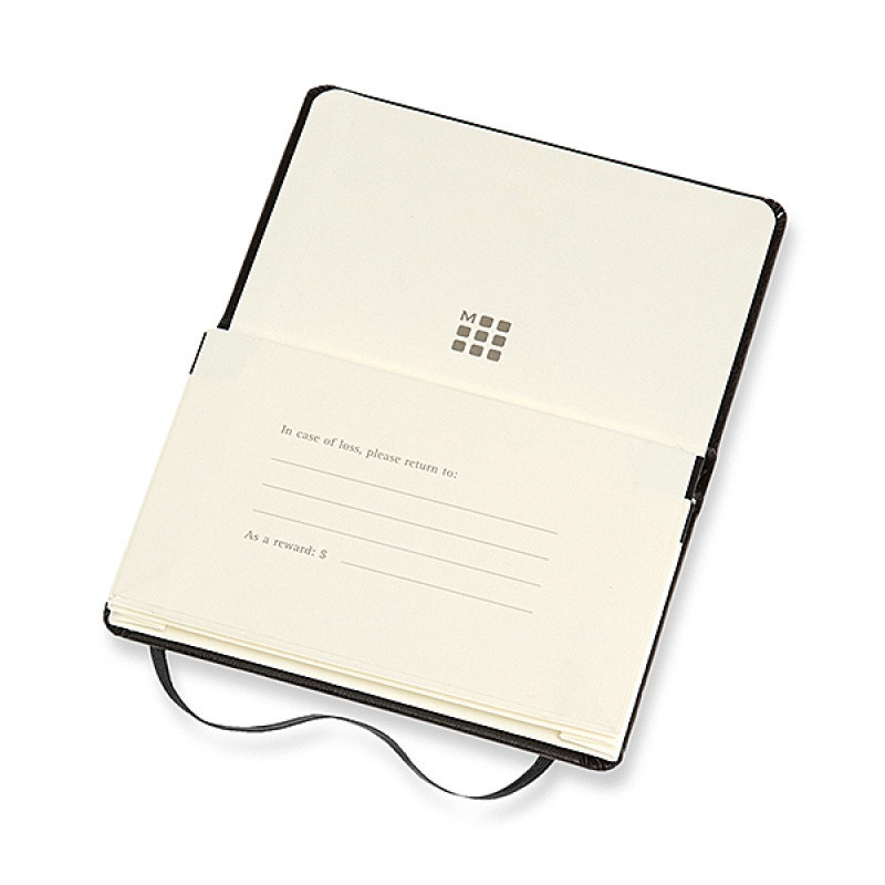 Etui na wizytówki MOLESKINE PRO (6,5x10,5cm), 2 kieszonki, czarne