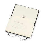 Etui na wizytówki MOLESKINE PRO (6,5x10,5cm), 2 kieszonki, czarne