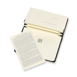 Etui na wizytówki MOLESKINE PRO (6,5x10,5cm), 2 kieszonki, czarne