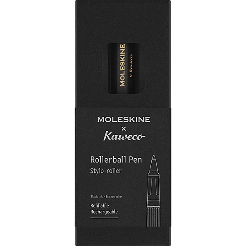 KAWECO X MOLESKINE pióro kulkowe, czarne