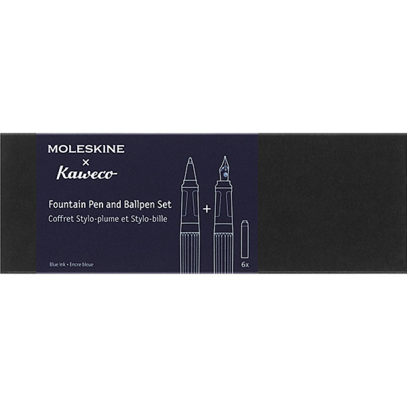 KAWECO X MOLESKINE zestaw prezentowy, niebieski