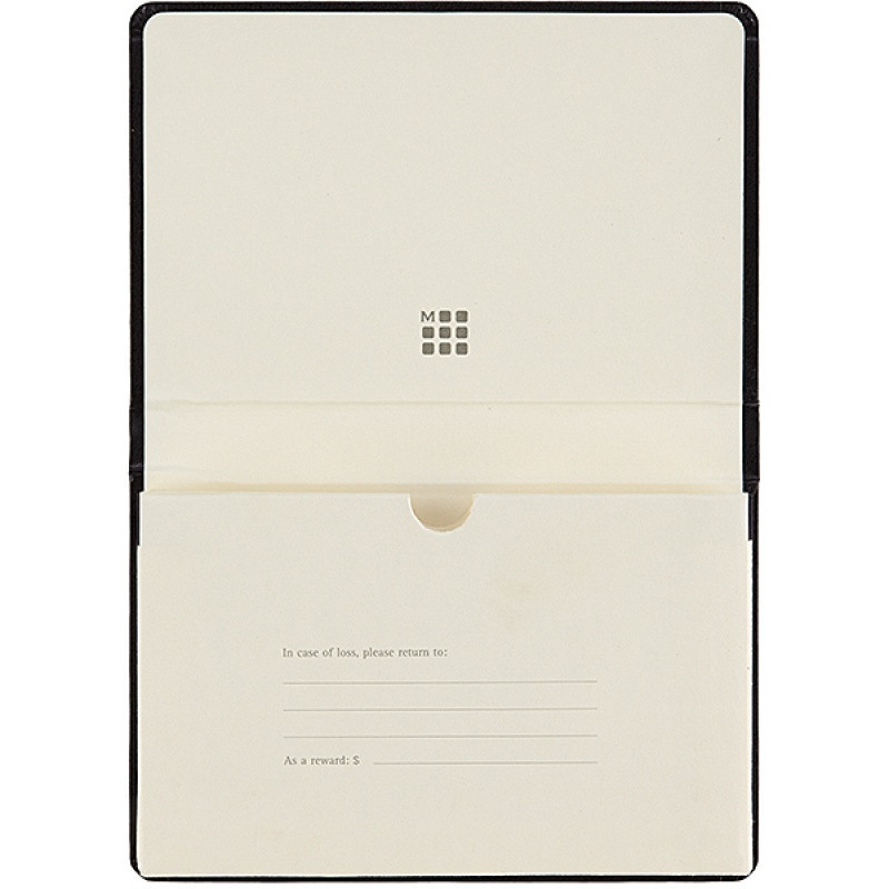 MOLESKINE PRO Portfolio P (9x14 cm), 6 kieszonek, czarne