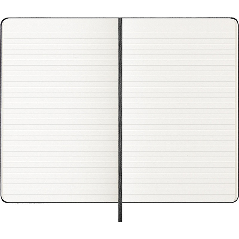 Notatnik MOLESKINE L (13x21 cm), Smiley, w linie, twarda oprawa, 176 stron