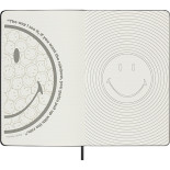 Notatnik MOLESKINE L (13x21 cm), Smiley, w linie, twarda oprawa, 176 stron