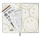Notatnik MOLESKINE L (13x21 cm), Smiley, w linie, twarda oprawa, 176 stron