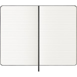 Notatnik MOLESKINE L (13x21 cm), Smiley, w linie, twarda oprawa, 176 stron, pudełko