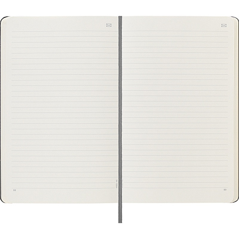 Notatnik MOLESKINE L (13x21 cm), Smart, w linie, twarda oprawa, czarny